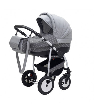 Коляска FUTURO LUX  (Polmobil) 02 серый