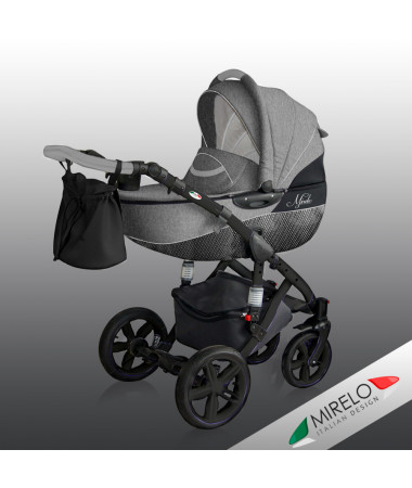 Детская коляска Mirelo Inverno Black 3 в 1