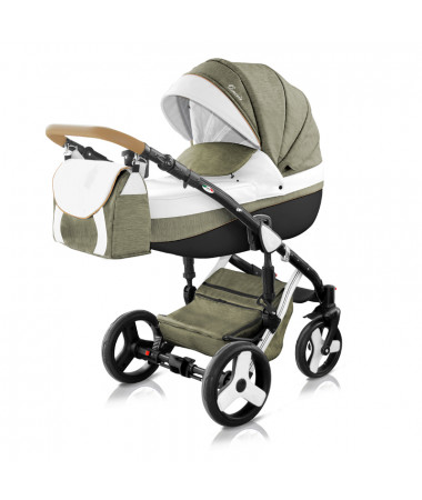 Детская коляска Mirelo Venezia Premium Black 3 в 1